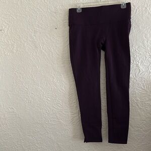 Spanx Ready to Wow Dark Purple 7/8ths Leggings Large